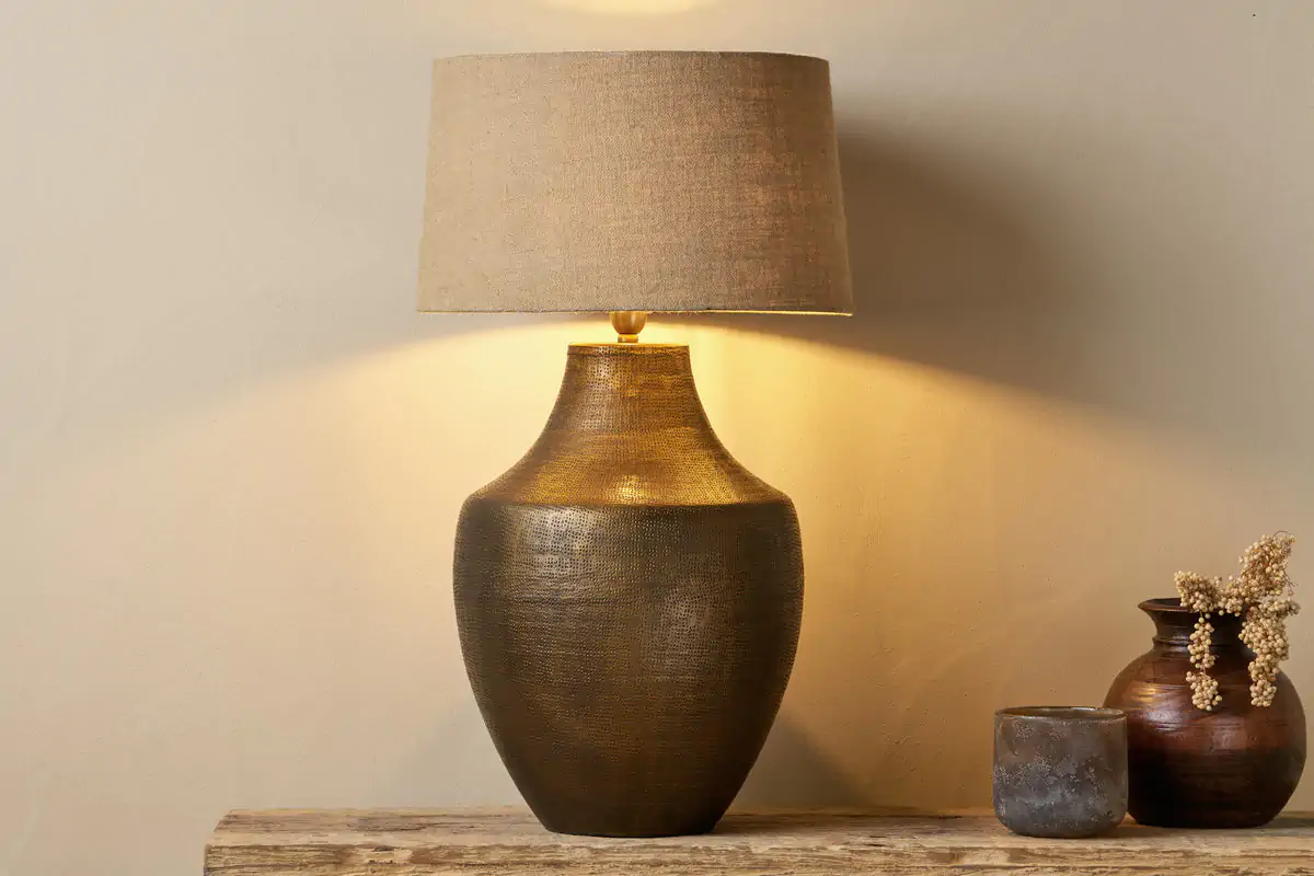 Brushed Brass Table Lamp